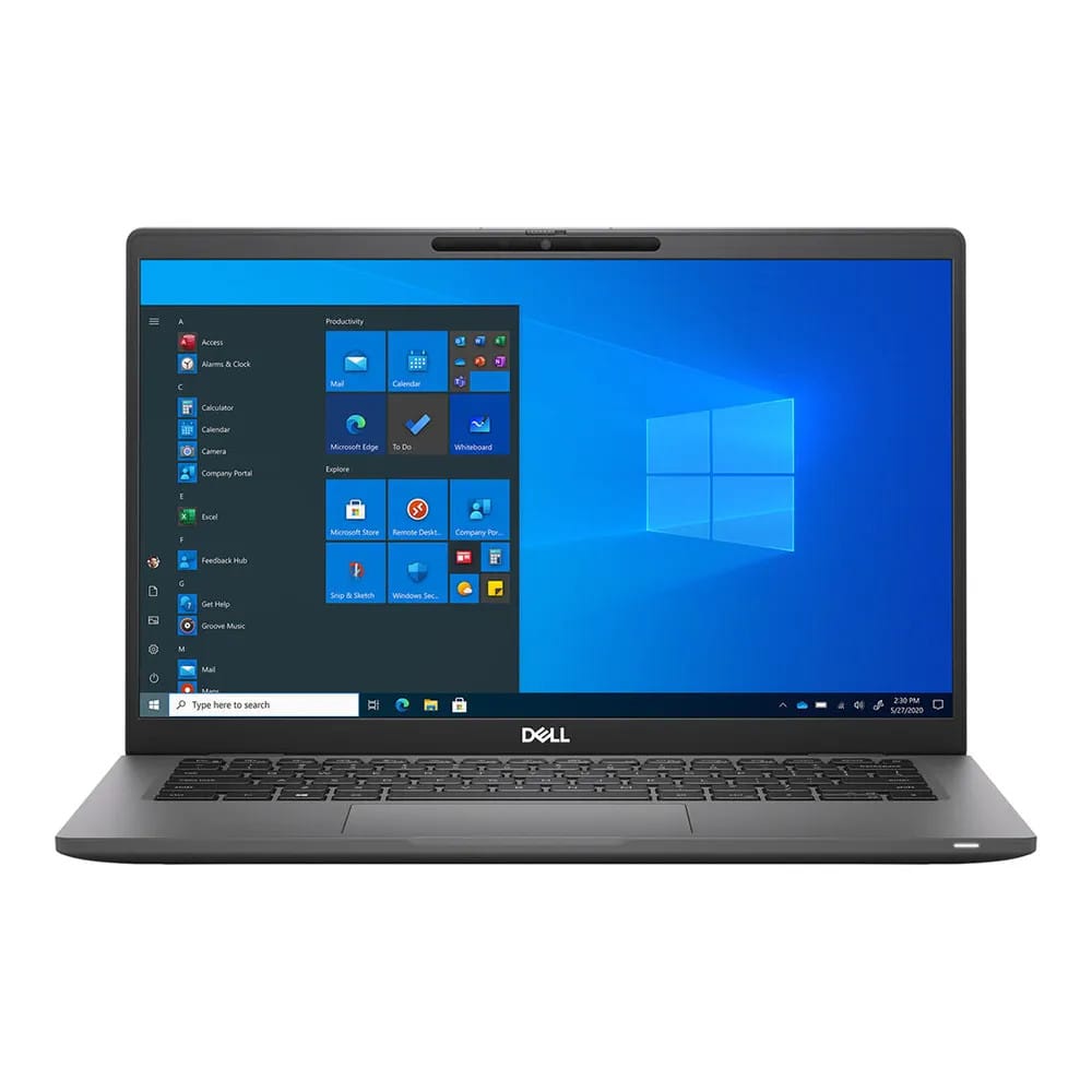 Felújított Dell Latitude 7420 üzleti laptop nyitott állapotban