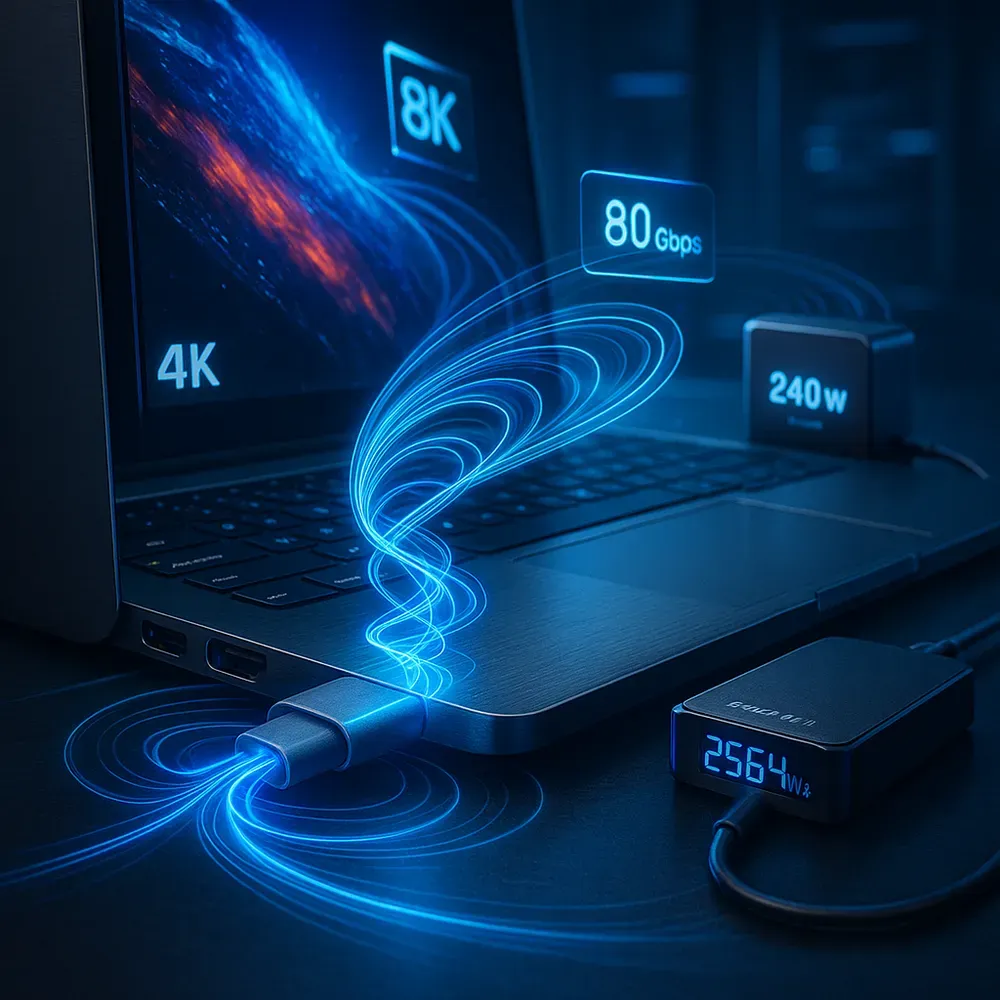 USB-C laptopon: a 2025-ös munkagép titkos fegyvere — technológiai trend elemzése